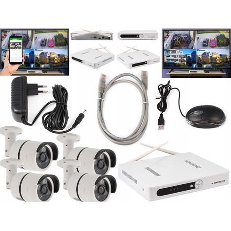 Registrazione di monitoraggio Wi-Fi con 4 telecamere HD per Android (1/5)