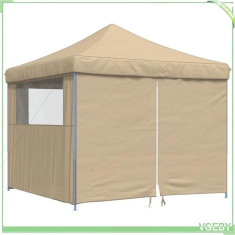 Tente de réception pliable - FAFEICY - 4004928 - 3x3 m (292x292x315 cm) - 4 parois (1 zippée) - Cadre acier (1/5)