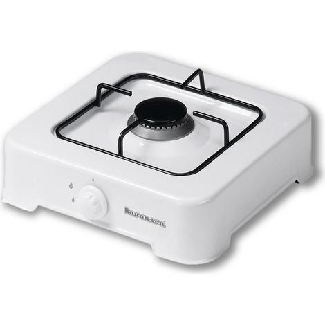[PRODOTTO USATO] Fornello a gas a 1 fuoco ravanson k-01t (bianco)