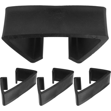Healeved Lot de 4 clips fixation en plastique pour mobilier jardin, robuste canapés d'angle, (1/5)