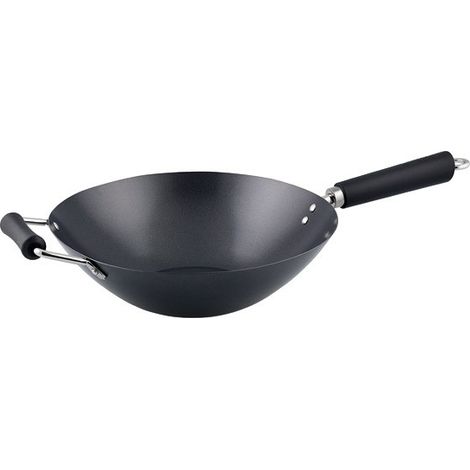 Ken Hom Excellence Wok Noir 31 cm Acier Carbone