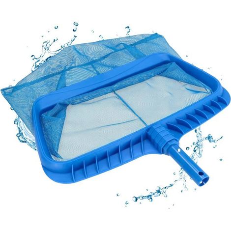 Épuisette de fond piscine 40×21 cm - structure renforcée, filet mailles 2 mm, compatible perche 28 mm (1/3)