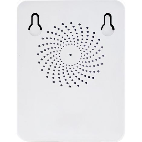 Tester per la qualità dell'aria per CO2, HCHO, TVOC, PM2.5, PM10, sensore di temperatura e umidità, schermo TFT, bianco (1/5)