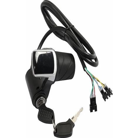 Original accessories for Fiido D1D2 electric bike: throttle handlebar with electronic display. (1/5)