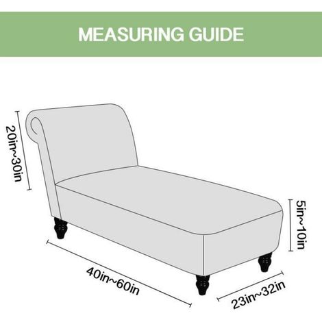 Housse de chaise longue en velours, housse de canapé inclinable extensible sans accoudoirs pour salon, chambre à coucher (rouge (1/4)
