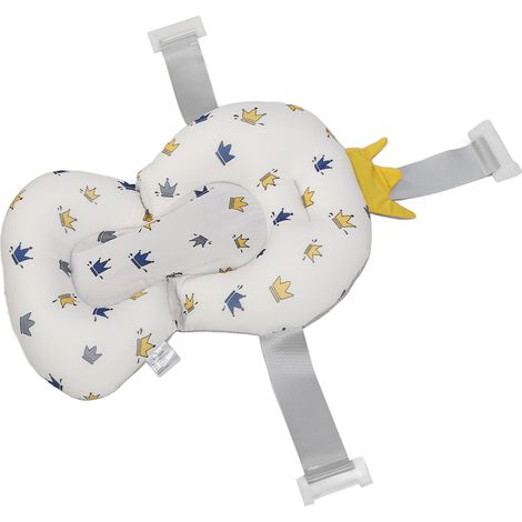 Tapis de bain pour bébé, portable, flottant, antidérapant, confortable et respirant, idéal pour la douche de bébé. (1/5)