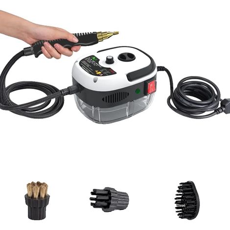 Nettoyeur à vapeur, fonctionnement haute pression, stérilisation efficace, BLANC, 220-240V (1/2)