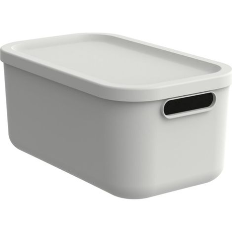 Boîte de rangement Rotho Albula 12L Blanc Gui (1/2)