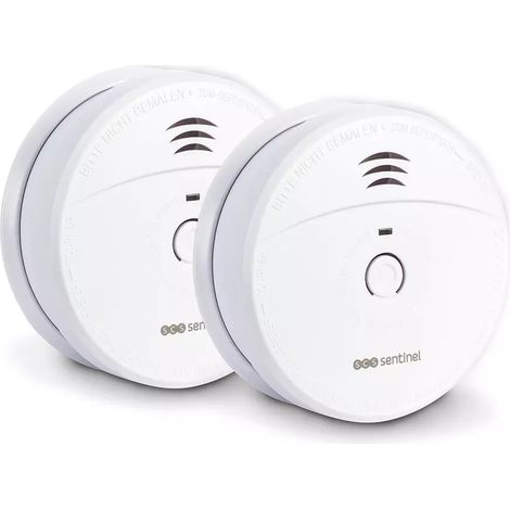 SCS Sentinel - Lot de 2 détecteurs avertisseur autonome de fumée SMOKEALARM 5Y (1/6)