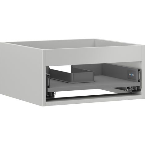 Mexen Box-A corps meuble sous-lavabo 50 cm, 1 tiroir, gris mat - 91AX0-0500-235-1-62 (1/4)