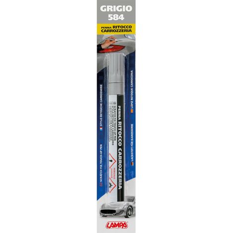 Penna ritocco carrozzeria - Grigio - 584