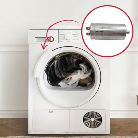 Condensateur Permanent 8 5 µF 400 V Pour Climatiseur Et Pompe À Chaleur - Lot De 1 (1/4)
