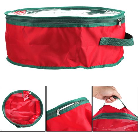 Sac de rangement transparent pour couronne de Noël - Décoration de Noël (1/5)