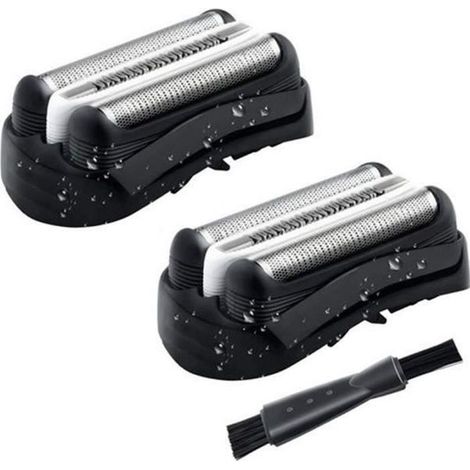 Tête de Rasoir de Remplacement - PZCC - 32B - Compatible Braun Series 3 - 2 Pièces - Neuf (1/4)