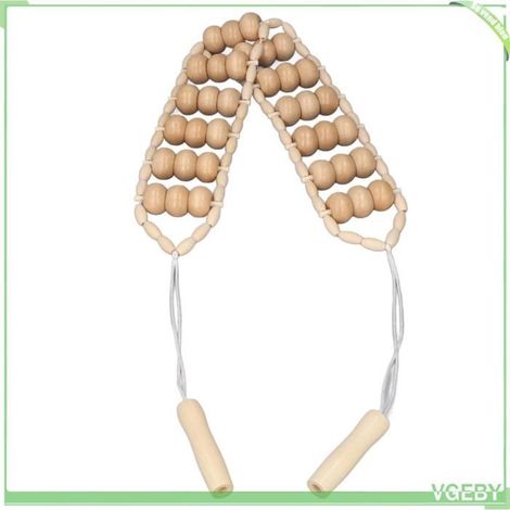 Fafeicy Rouleau Masseur Dos en Bois - Outil Auto Massage Musculaire - Massothérapie (1/5)