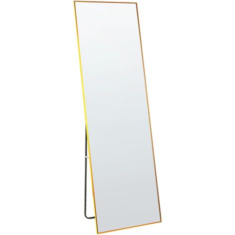 Standspiegel BEAUVAIS 156 cm Metall Gold