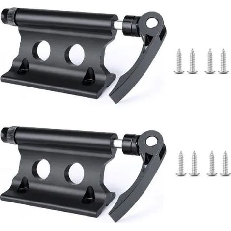 2 PièCes Support de Fourche de VéLo VéLo Camion Lit Toit Porte-VéLo Bloc de VéLo Support de Camion pour Camion SUV (1/4)