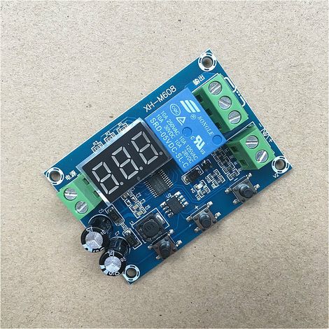 The XH-M608 battery charging and discharging module integrates a voltmeter, undervoltage and overvoltage protection, and timed charging and discharging. (1/4)