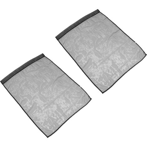 pices Rideaux Courts Voilages Polyester Noir Filtrant la (1/5)