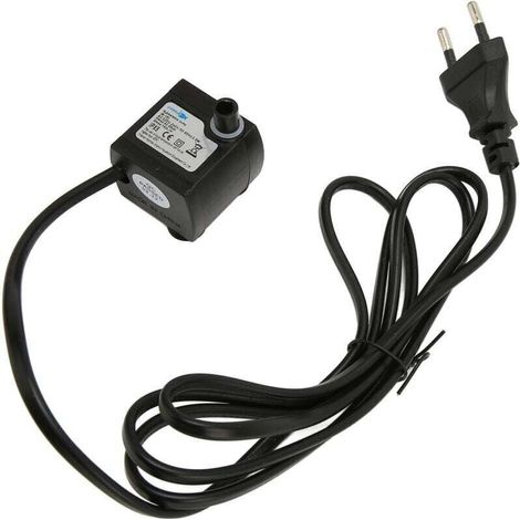 Mini pompe à eau submersible réglable – Débit ajustable – Étanche IPX8 – Ventouses pour fixation stable – Prise UE 220-240V (1/5)