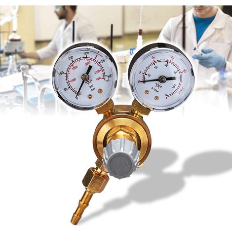 SWANEW Mini saldatore riduttore di pressione Argon Co2/azoto regolatore di pressione MIG MAG TIG (1/4)
