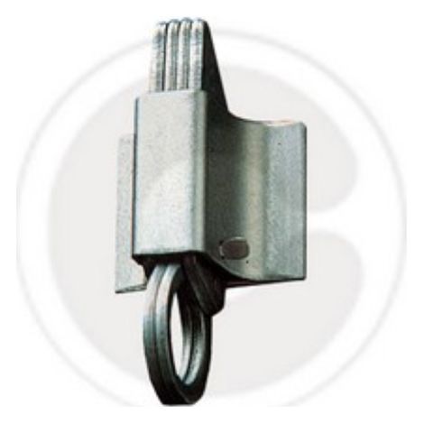 Cliquet soudA  de type moyen en acier pour chA ssis ouvrant et portes wasistas