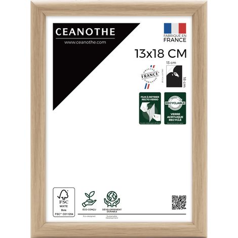 Cadre photo Essentiel exposition brut 13x18 cm