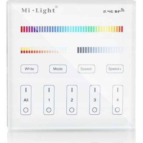 Wandfernbedienung miboxer B4 transparent Glas PC
