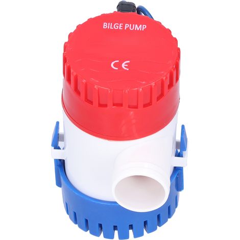 Pompe de cale électrique 12V 750GPH avec interrupteur semi-automatique, mini pompe submersible de drainage, alimentation 12V/24V, débit 350/500/750/1100GPH (1/5)