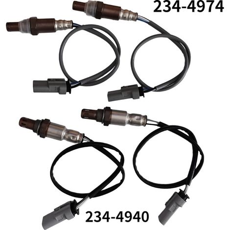 234-4974 234-4940 Pack of four front and rear oxygen sensors suitable for GMC Chevrolet vehicles. (1/5)
