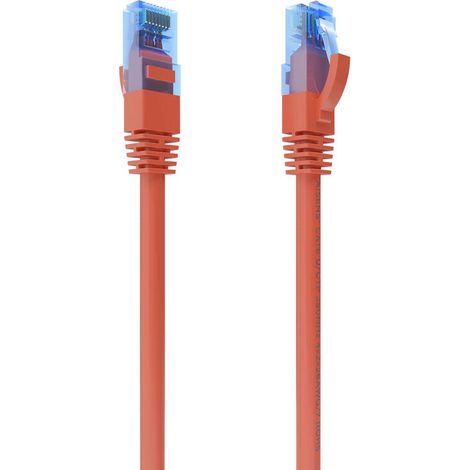 Cable De Red Latiguillo RJ45 Cat.6 UTP AWG26 CCA, Rojo, 1.0 m (1/4)
