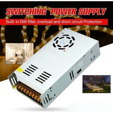 Convertisseur secteur 110/220 V vers 12 V DC 30 A 360 W pour chauffage diesel 2–8 kW (1/2)