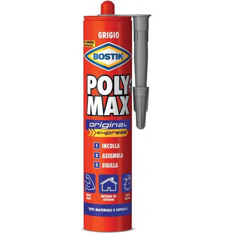 BOSTIK POLYMAX ORIGINAL 425 G GRIGIO CARTUCCIA