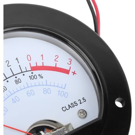 Vintage SD-65 VU Indicator with Yellow Backlight for Level and Voltage Measurement (1/5)