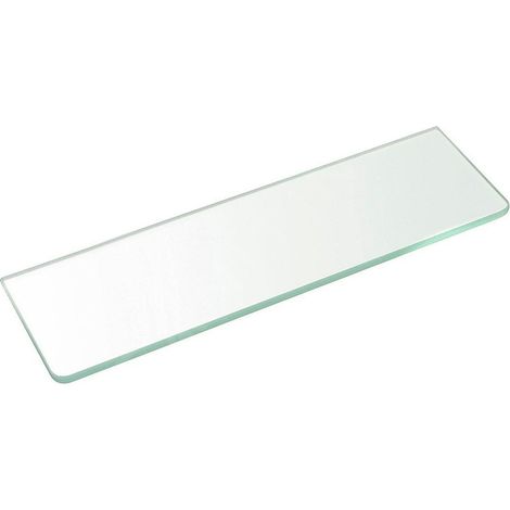 Etagère en verre 300x100x8mm, verre clair (1/2)