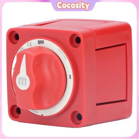 Cocosity Interrupteur Bac à Batterie 300A 3 Positions Coupe-Circuit Double pour Bateau Marin Camion (1/4)
