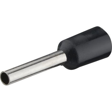 DEBFLEX - EMBOUT PRE-ISOLE 1.5 MM² NOIR SACHET DE 20 - 711091 (1/2)