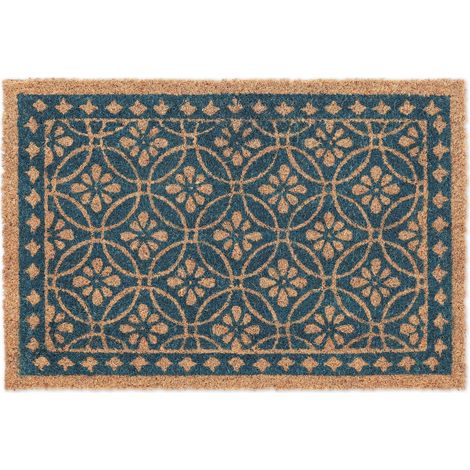 Paillasson Coco, Design Floral, Tapis de Porte extérieur (1/5)