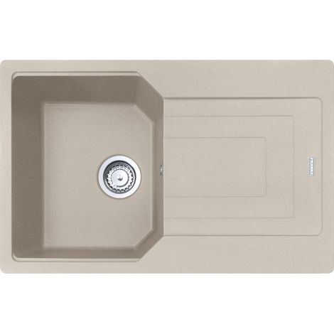 Franke Urban UBG 611-78. Tipo di lavello: Lavello ad incasso, Forma del lavandino: Rettangolare, Materiale del lavandino: Granito. Larghezza: 780 mm, Lunghezza: 500 mm, Profondità: 5... - 114.0686.747