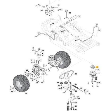 PULEGGIA MOTORE ORIGINALE STIGA - 118830324/0