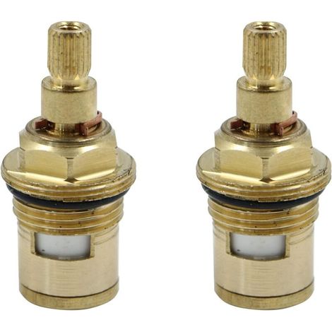 Keramik-Armaturenkopf – Messing-Ersatzventil – 1/2"-BSP-Gewinde – Temperaturbeständig bis 90 °C – Für Küche und Bad – Denuotop
