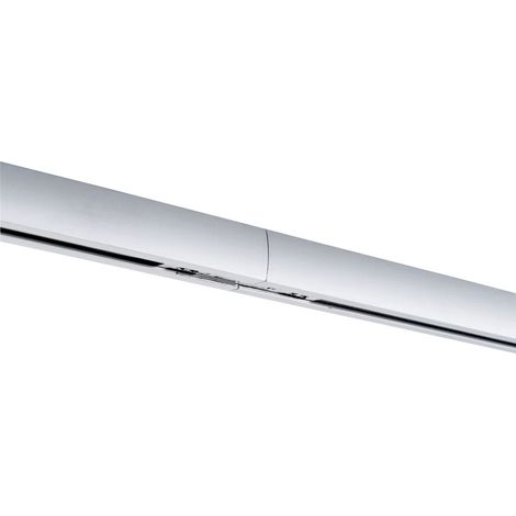 Paulmann URail System Light&Easy 95136 Hochvolt-Schienensystem-Komponente Längsverbinder Silber (1/5)