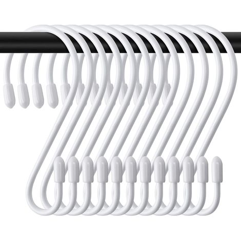 Lot de 4 crochets de cuisine de 30 cm en S, grands et longs crochets pour suspendre des plantes (1/5)