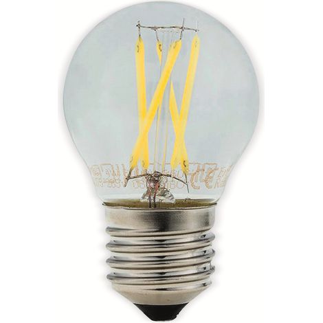 OPTONICA LED-Lampe 1867 Fil, E27, G45,EEK F, 4W, 400lm, 6000K