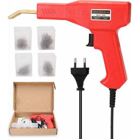 Pratici saldatori di plastica Strumenti per garage Cucitrici a caldo Macchina per la riparazione di punti metallici in PVC Riparazione di paraurti per auto Cucitrice per saldatura (1/5)