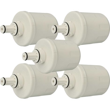 vhbw 5x Wasserfilter Filterkartusche Filter kompatibel mit Samsung RB215BSSB, RH269LBSH, RB215BSBB, RS21DABB1, RS-21FANS, RS21DGRS1 Kühlschrank