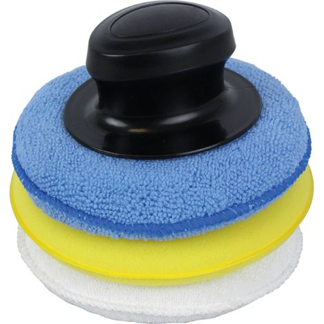 Protecton eponge polissage avec poignee (1/2)