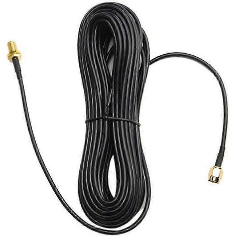 Câble d'extension coaxial SMA mâle vers femelle de 20 m pour routeur WiFi et antenne en cuivre. (1/5)