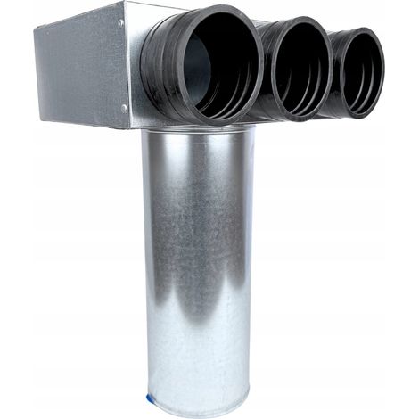 Boîte de distribution de ventilation FI 125 POUR 3 TUYAUX FI 75 (1/5)