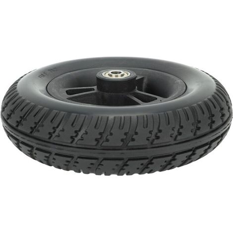 Remplacement de roue de fauteuil roulant antidérapant solide PU forte capacité portante accessoires de marcheur 7 pouces